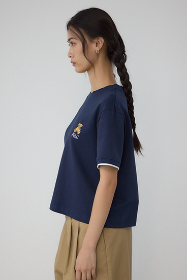 POLO BCS×AZUL リンガーTシャツ 詳細画像