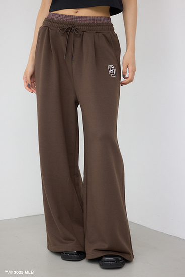 【MLB】ダブルウエストスウェットパンツ