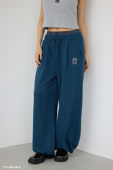 【MLB】ダブルウエストスウェットパンツ