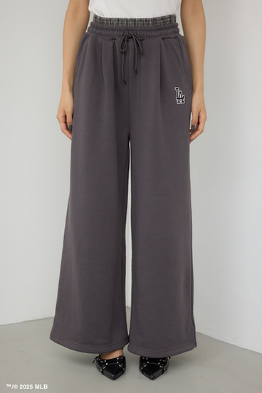【MLB】ダブルウエストスウェットパンツ 詳細画像