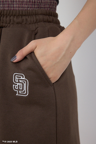 【MLB】ダブルウエストプリーツミニスカート 詳細画像