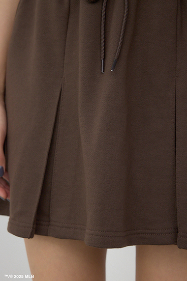 【MLB】ダブルウエストプリーツミニスカート 詳細画像
