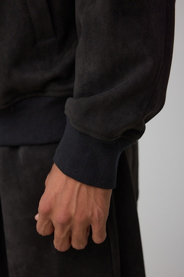 フェイクスエードブルゾン 詳細画像