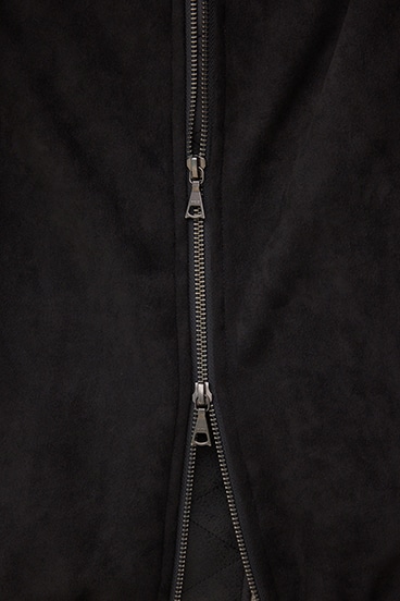 フェイクスエードブルゾン 詳細画像