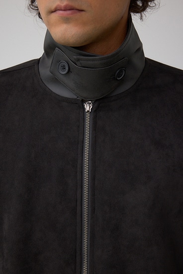 フェイクスエードブルゾン 詳細画像