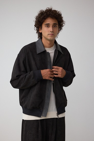 フェイクスエードブルゾン 詳細画像