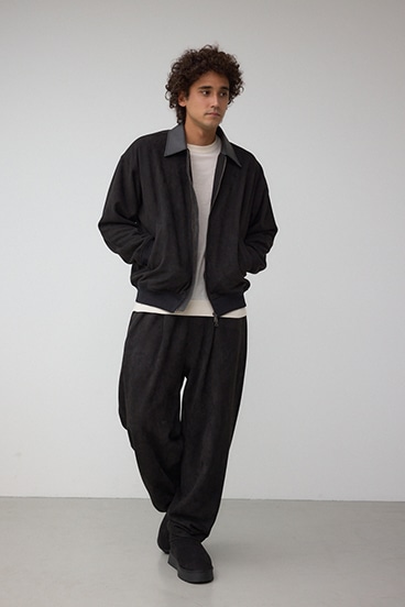 フェイクスエードブルゾン 詳細画像