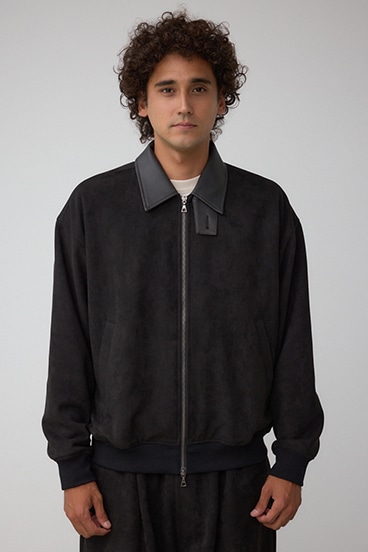 フェイクスエードブルゾン 詳細画像