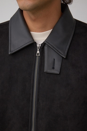 フェイクスエードブルゾン 詳細画像