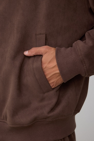 フェイクスエードブルゾン 詳細画像