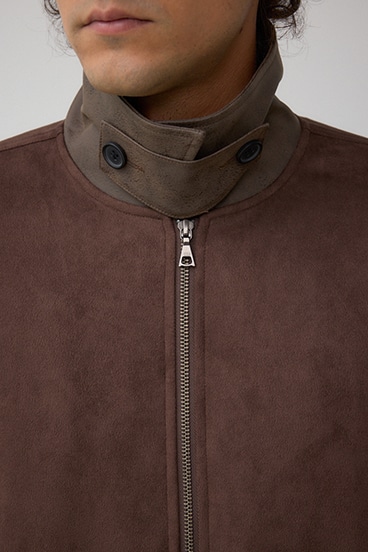 フェイクスエードブルゾン 詳細画像