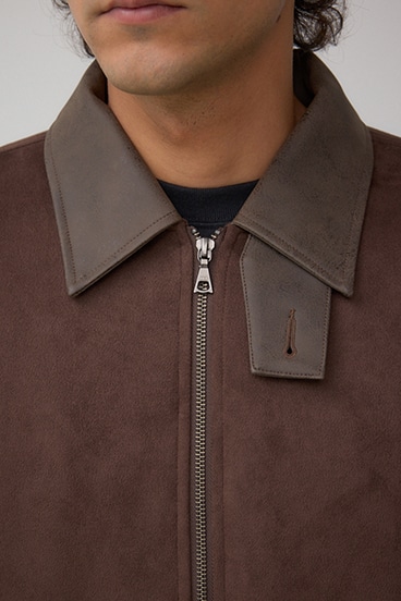 フェイクスエードブルゾン 詳細画像