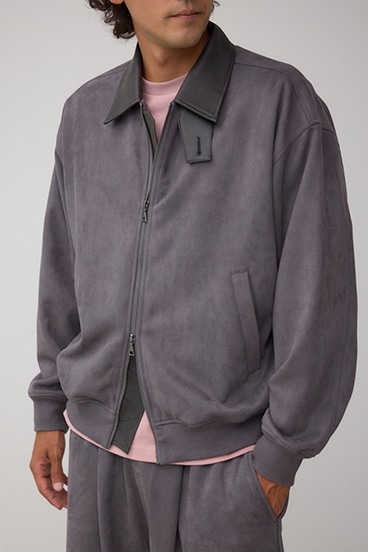 フェイクスエードブルゾン