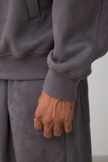 フェイクスエードブルゾン 詳細画像