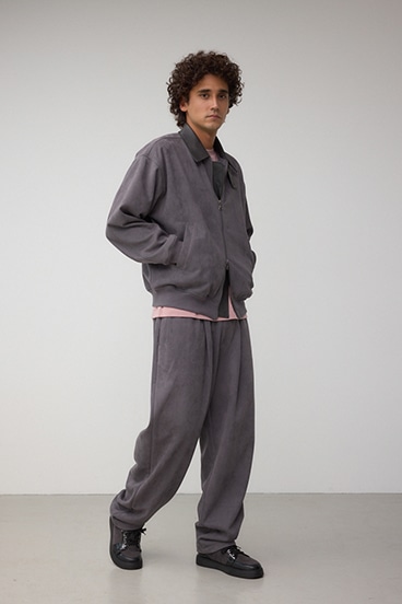 フェイクスエードブルゾン 詳細画像