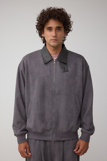 フェイクスエードブルゾン 詳細画像