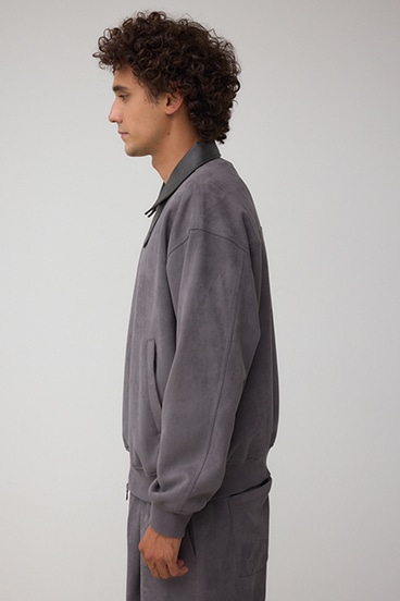 フェイクスエードブルゾン 詳細画像