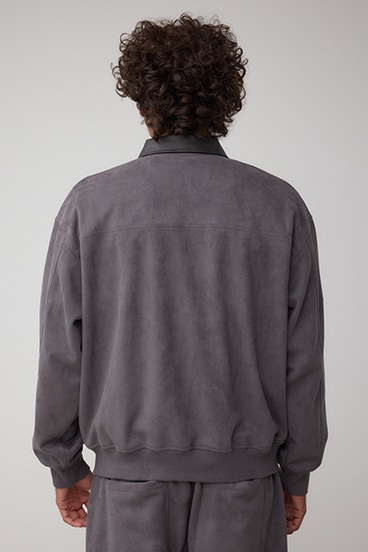 フェイクスエードブルゾン 詳細画像