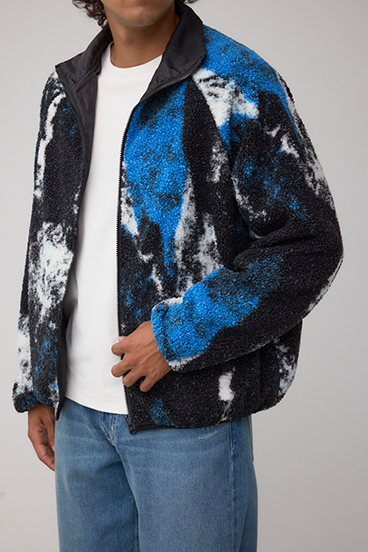 リバーシブルボアブルゾン