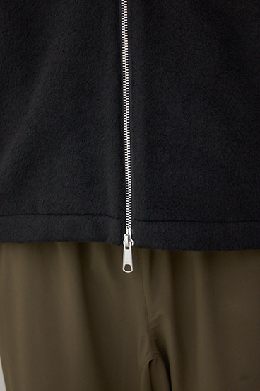 起毛スタンドカラージップアップブルゾン 詳細画像