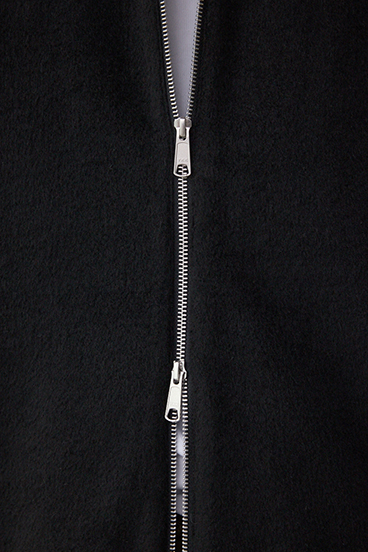 起毛スタンドカラージップアップブルゾン 詳細画像