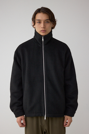 起毛スタンドカラージップアップブルゾン 詳細画像