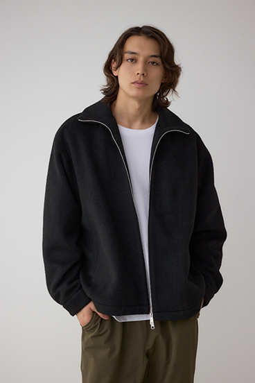 起毛スタンドカラージップアップブルゾン 詳細画像