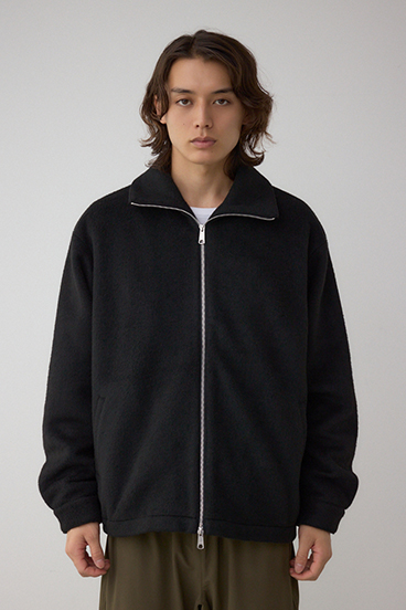 起毛スタンドカラージップアップブルゾン 詳細画像