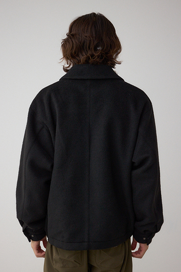 起毛スタンドカラージップアップブルゾン 詳細画像