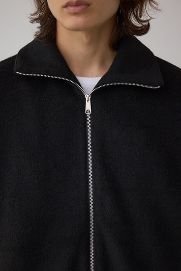 起毛スタンドカラージップアップブルゾン 詳細画像