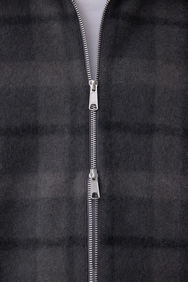 起毛スタンドカラージップアップブルゾン 詳細画像