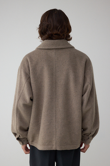 起毛スタンドカラージップアップブルゾン 詳細画像