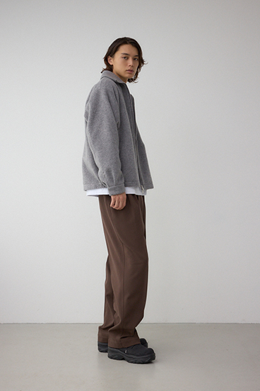 起毛スタンドカラージップアップブルゾン 詳細画像