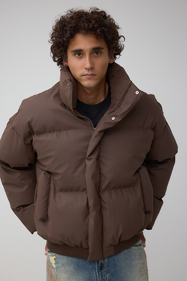 ソリッド中綿ハイネックブルゾン 詳細画像