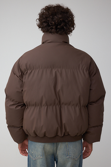 ソリッド中綿ハイネックブルゾン 詳細画像