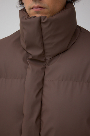 ソリッド中綿ハイネックブルゾン 詳細画像