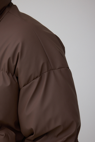 ソリッド中綿ハイネックブルゾン 詳細画像