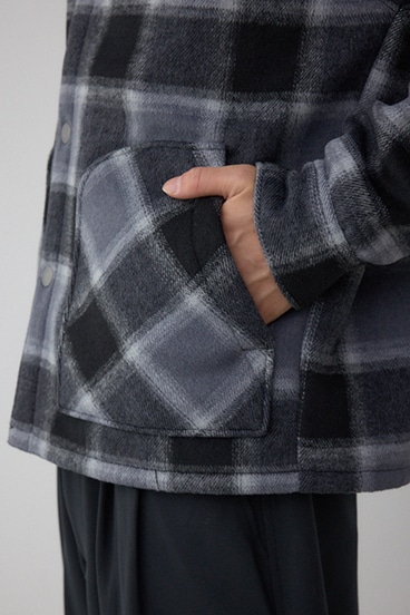 裏ボアCPOシャツブルゾン 詳細画像