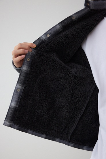 裏ボアCPOシャツブルゾン 詳細画像