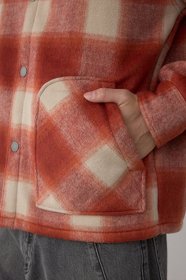 裏ボアCPOシャツブルゾン 詳細画像