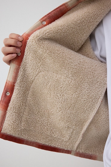 裏ボアCPOシャツブルゾン 詳細画像