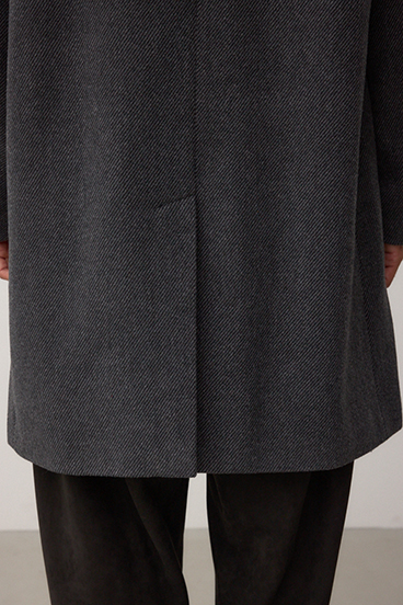 ウール混ステンカラーコート 詳細画像