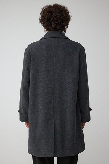 ウール混ステンカラーコート 詳細画像