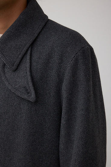 ウール混ステンカラーコート 詳細画像