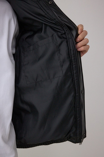 合皮中綿ブルゾン 詳細画像