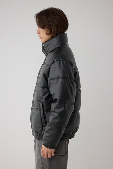 合皮中綿ブルゾン 詳細画像