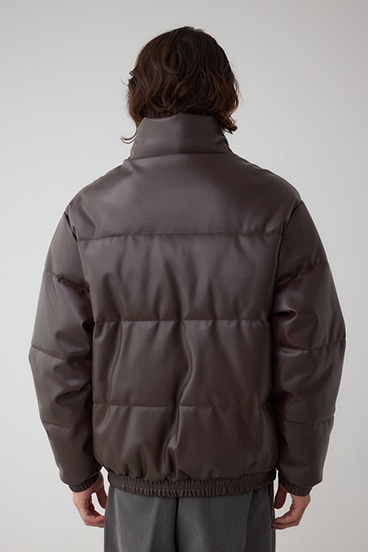 合皮中綿ブルゾン 詳細画像