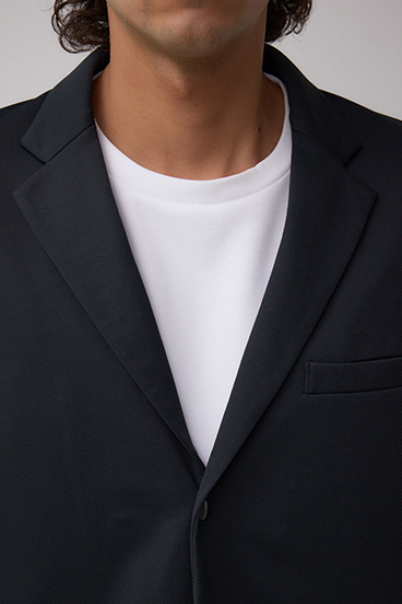 メランジツイルテーラードジャケット 詳細画像