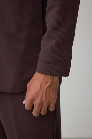 メランジツイルテーラードジャケット 詳細画像