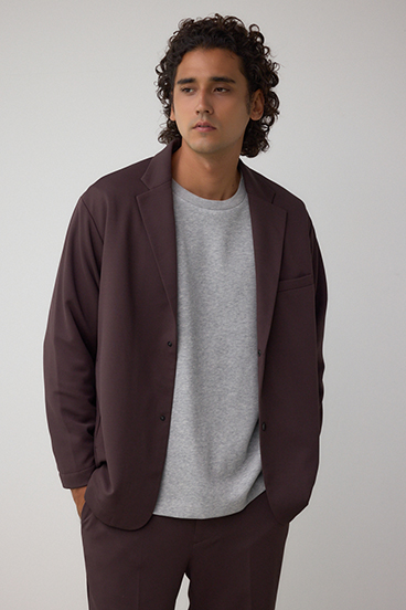 メランジツイルテーラードジャケット 詳細画像